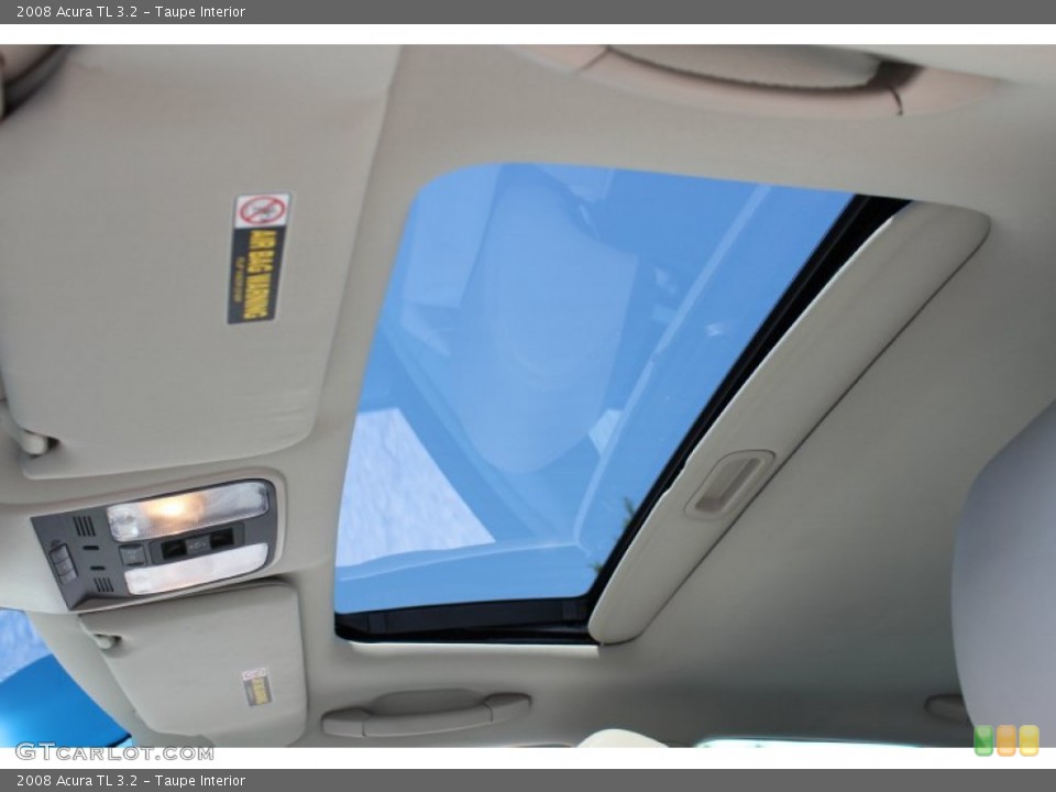 Taupe Interior Sunroof for the 2008 Acura TL 3.2 #53950493