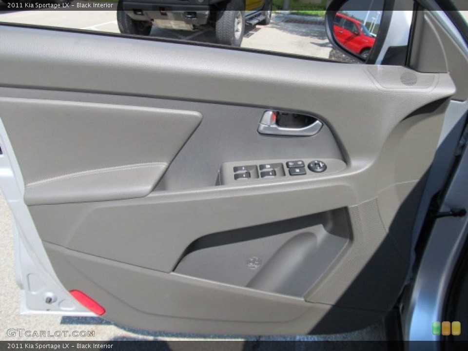 Black Interior Door Panel for the 2011 Kia Sportage LX #53950841