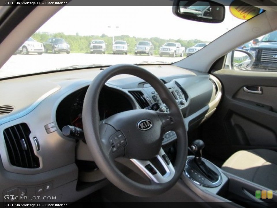 Black Interior Dashboard for the 2011 Kia Sportage LX #53950853