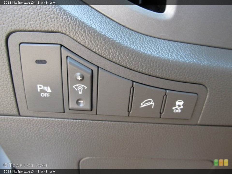 Black Interior Controls for the 2011 Kia Sportage LX #53950862