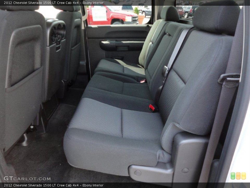 Ebony Interior Photo for the 2012 Chevrolet Silverado 1500 LT Crew Cab 4x4 #53951286