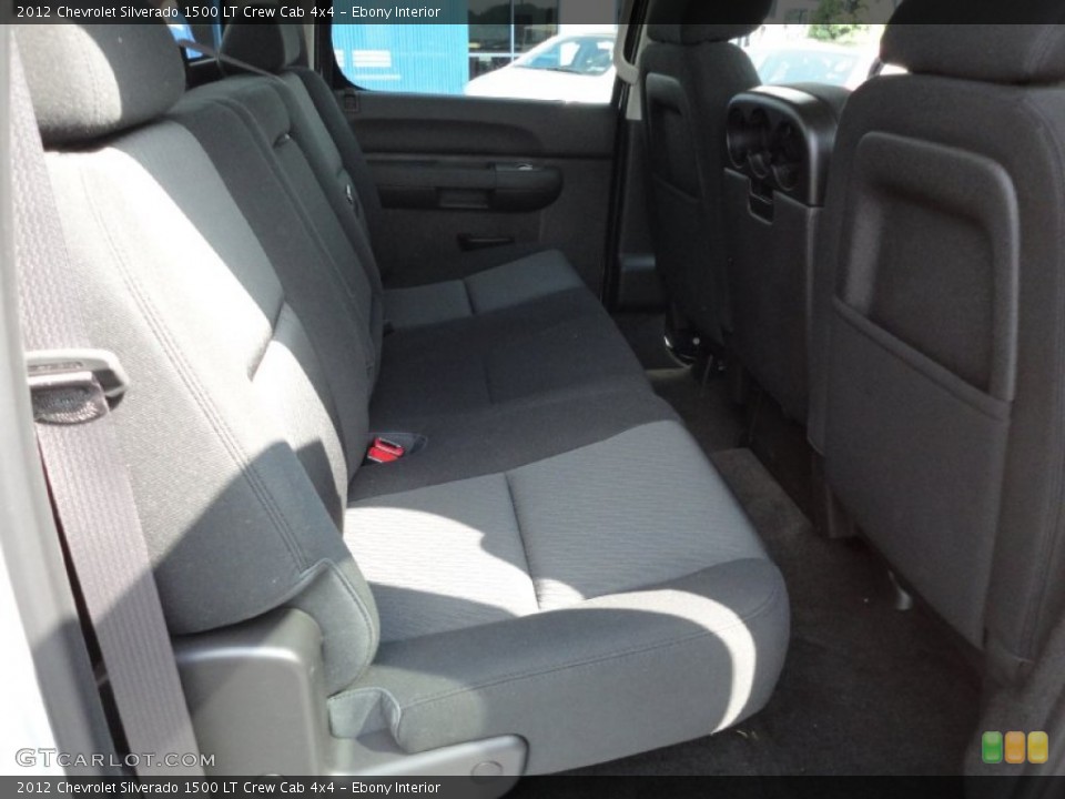 Ebony Interior Photo for the 2012 Chevrolet Silverado 1500 LT Crew Cab 4x4 #53951303
