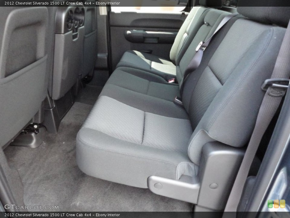 Ebony Interior Photo for the 2012 Chevrolet Silverado 1500 LT Crew Cab 4x4 #53951462
