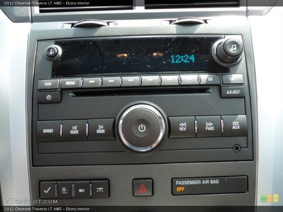 Ebony Interior Audio System for the 2012 Chevrolet Traverse LT AWD #53951843