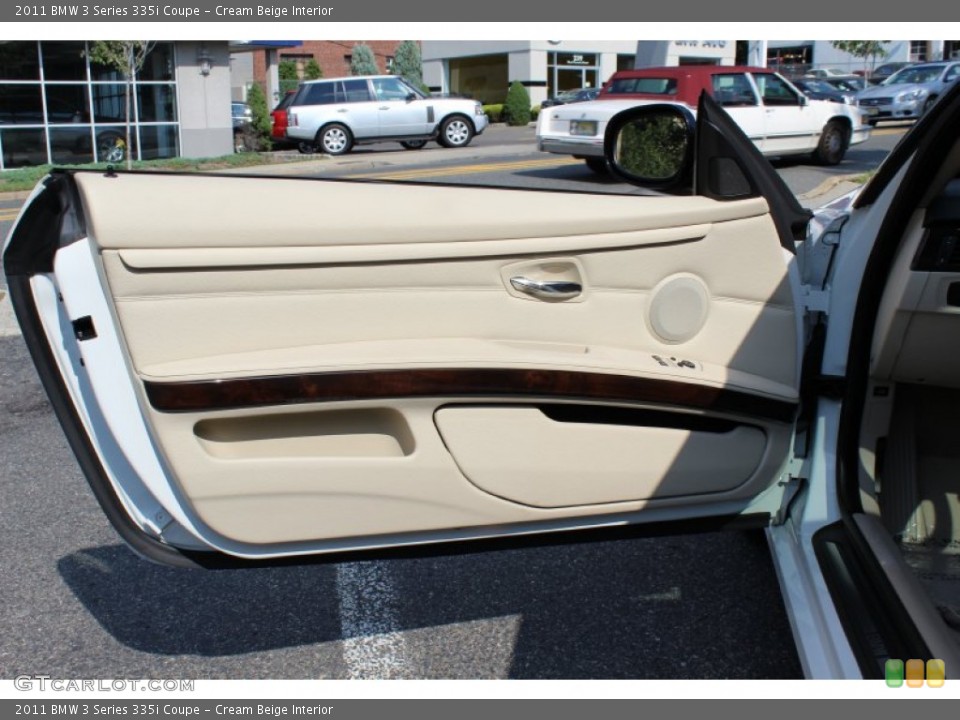 Cream Beige Interior Door Panel for the 2011 BMW 3 Series 335i Coupe #53951865