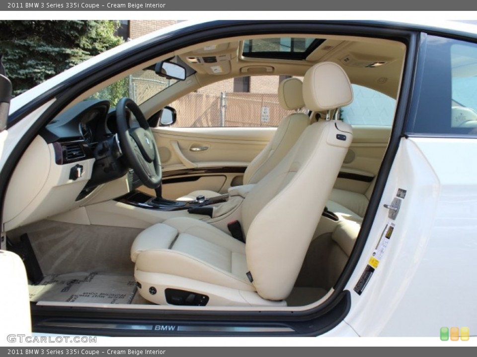 Cream Beige Interior Photo for the 2011 BMW 3 Series 335i Coupe #53951885