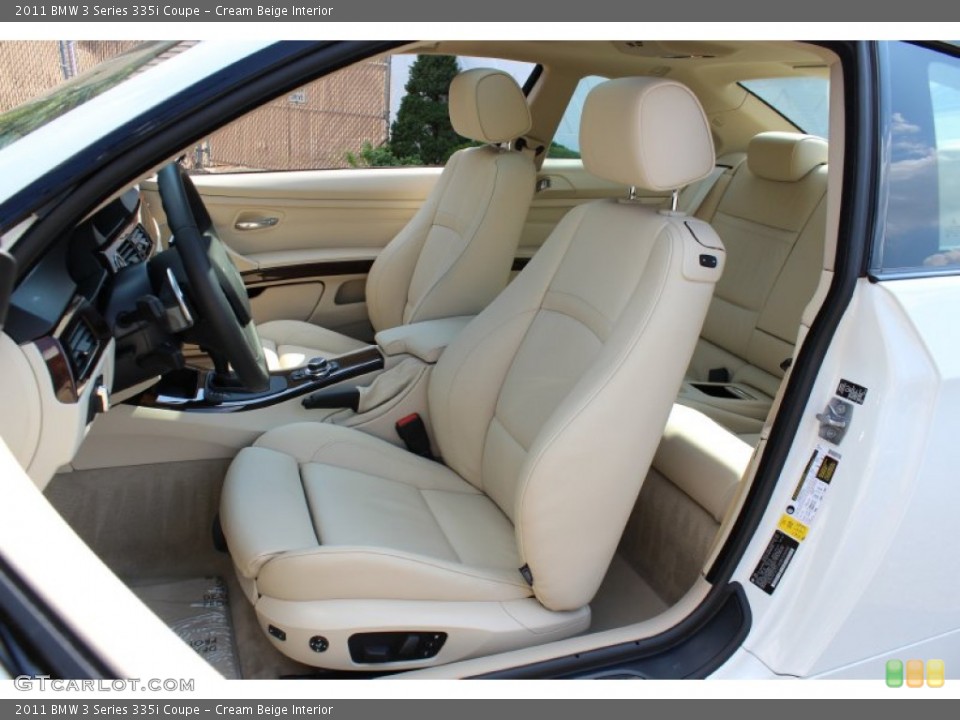 Cream Beige Interior Photo for the 2011 BMW 3 Series 335i Coupe #53951894