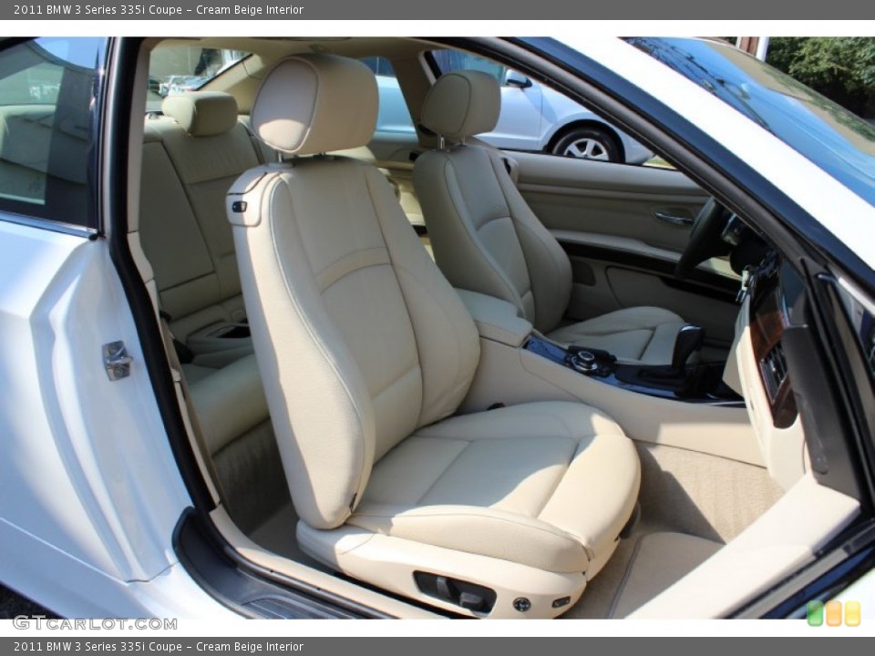 Cream Beige Interior Photo for the 2011 BMW 3 Series 335i Coupe #53952023