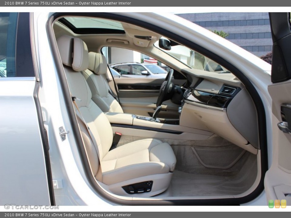 Oyster Nappa Leather Interior Photo for the 2010 BMW 7 Series 750Li xDrive Sedan #53953912
