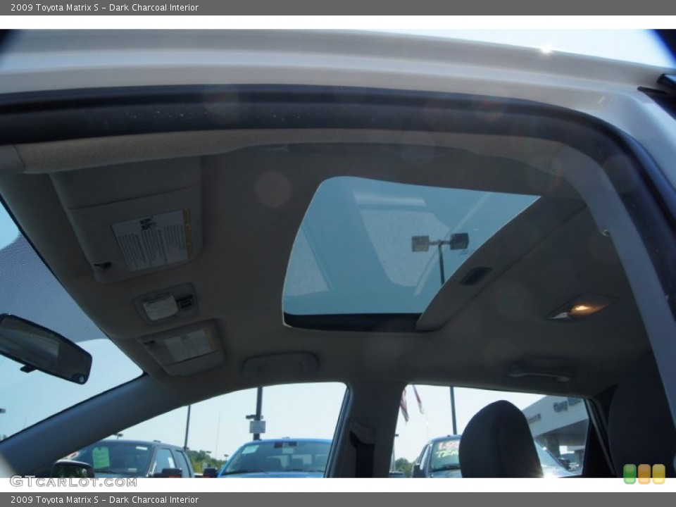 Dark Charcoal Interior Sunroof for the 2009 Toyota Matrix S #53954177