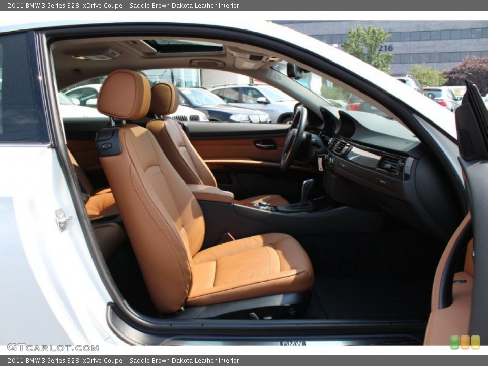Saddle Brown Dakota Leather Interior Photo for the 2011 BMW 3 Series 328i xDrive Coupe #53955701