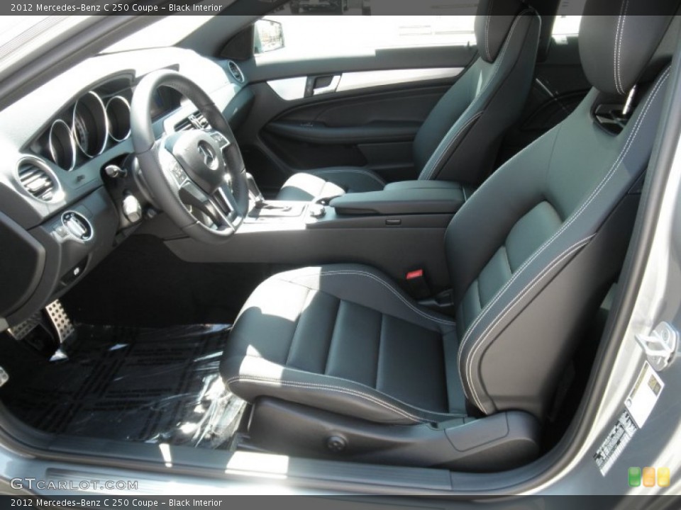 Black Interior Photo for the 2012 Mercedes-Benz C 250 Coupe #53956301