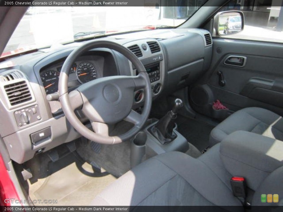 Medium Dark Pewter Interior Prime Interior for the 2005 Chevrolet Colorado LS Regular Cab #53956373