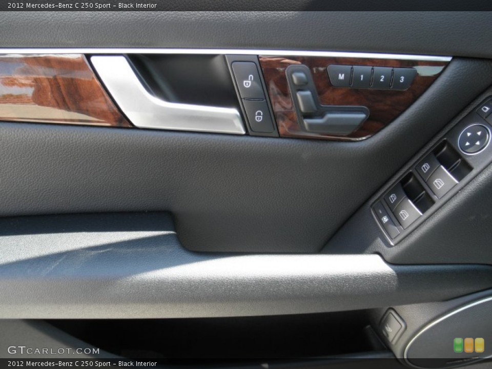 Black Interior Door Panel for the 2012 Mercedes-Benz C 250 Sport #53956553