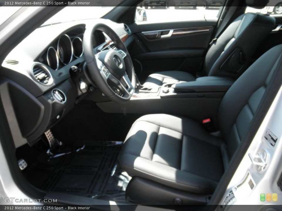 Black Interior Photo for the 2012 Mercedes-Benz C 250 Sport #53956562