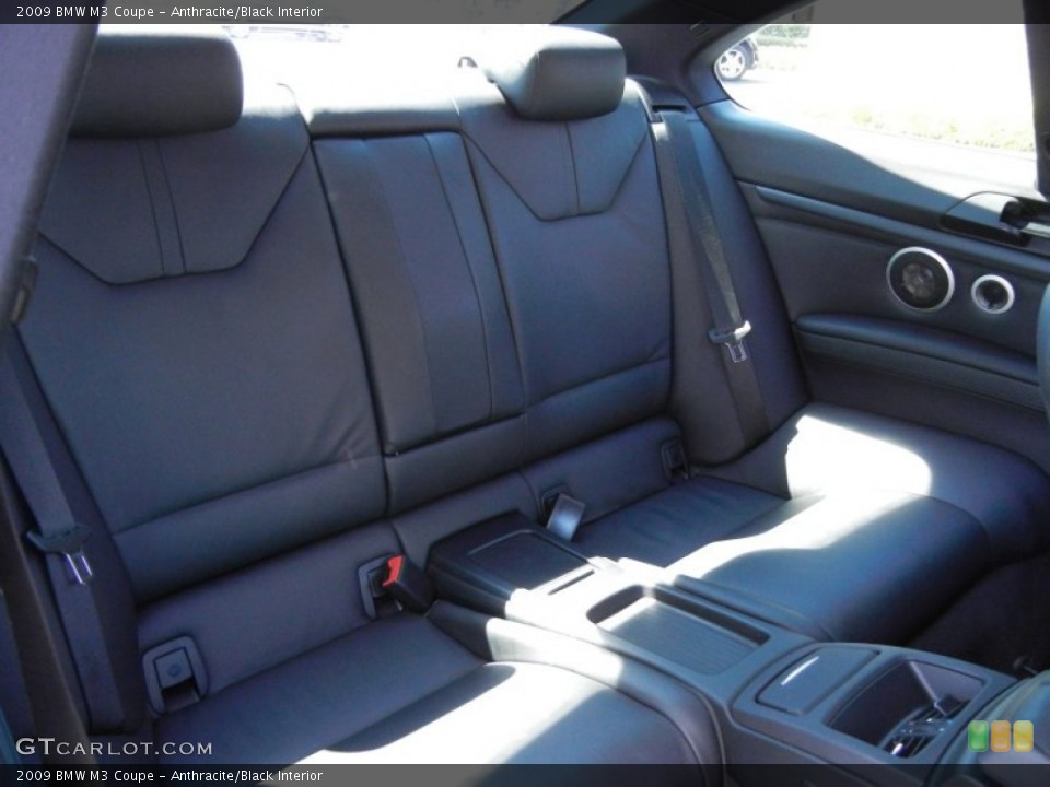 Anthracite/Black 2009 BMW M3 Interiors