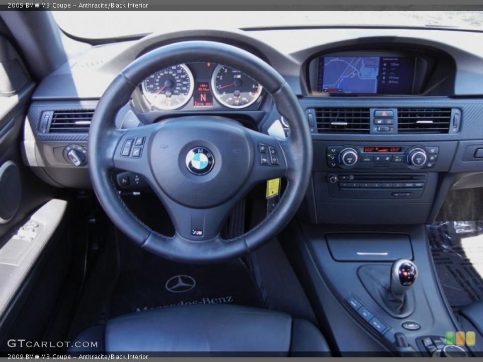 Anthracite/Black Interior Steering Wheel for the 2009 BMW M3 Coupe #53958188