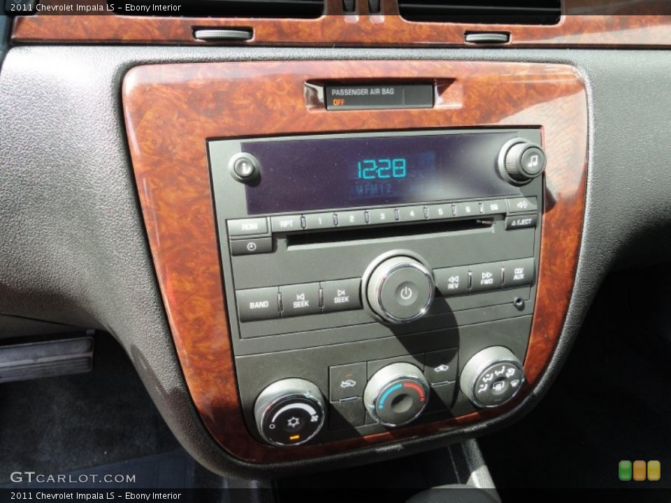 Ebony Interior Audio System for the 2011 Chevrolet Impala LS #53959064