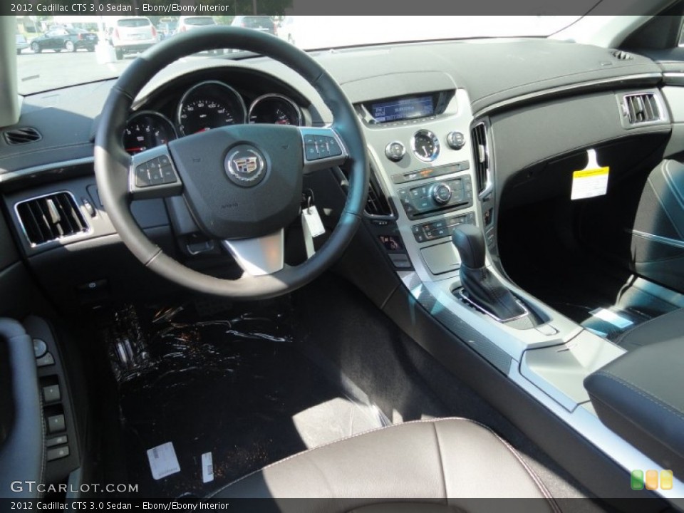 Ebony/Ebony Interior Dashboard for the 2012 Cadillac CTS 3.0 Sedan #53959209