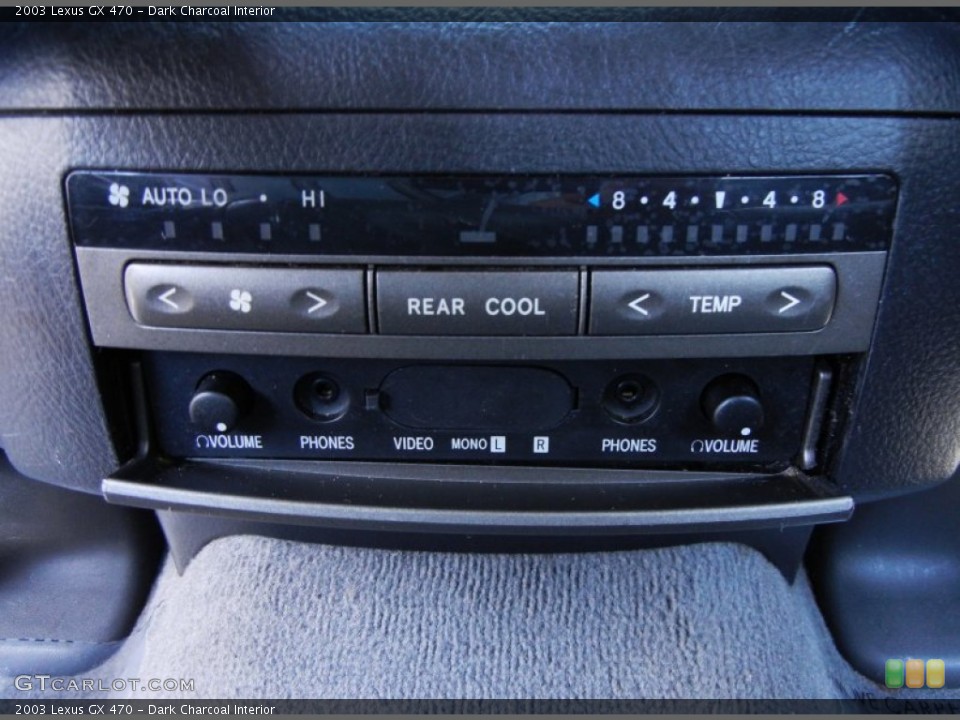 Dark Charcoal Interior Controls for the 2003 Lexus GX 470 #53959259