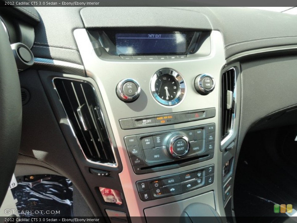 Ebony/Ebony Interior Controls for the 2012 Cadillac CTS 3.0 Sedan #53959262