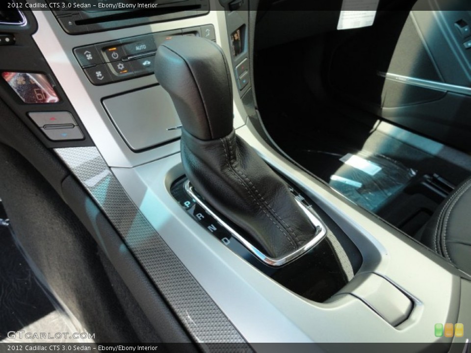 Ebony/Ebony Interior Transmission for the 2012 Cadillac CTS 3.0 Sedan #53959274