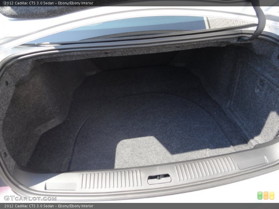 Ebony/Ebony Interior Trunk for the 2012 Cadillac CTS 3.0 Sedan #53959295