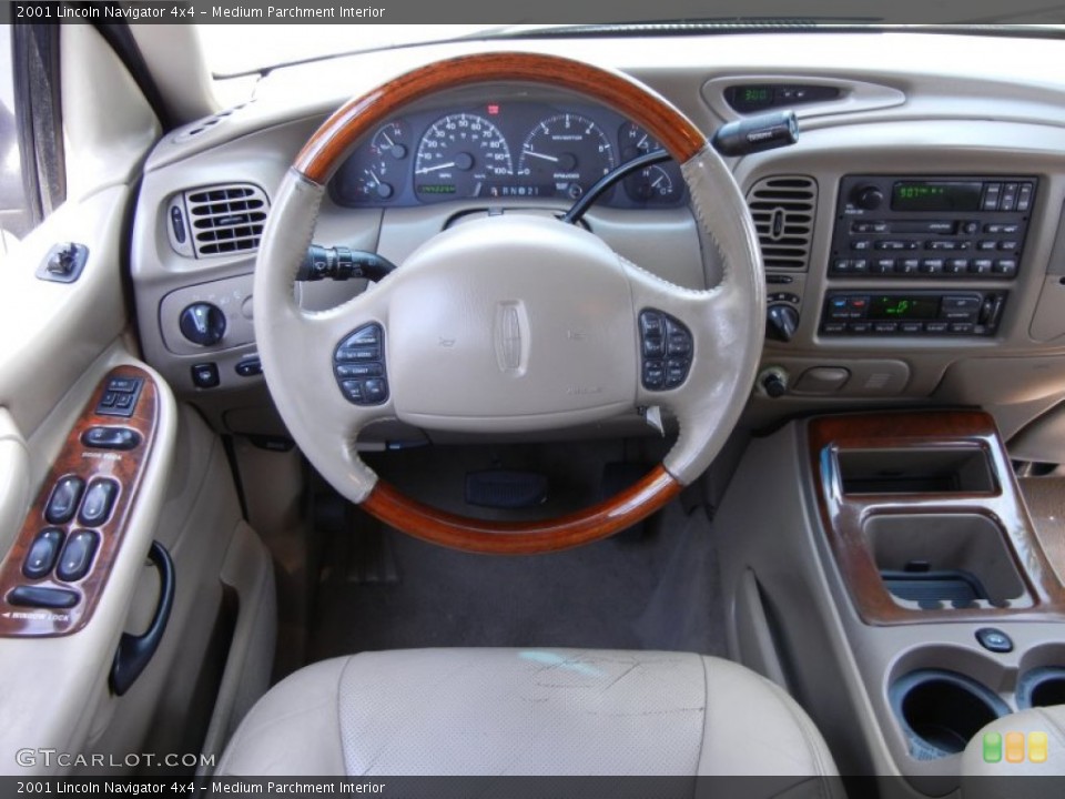 Medium Parchment Interior Controls for the 2001 Lincoln Navigator 4x4 #53959646