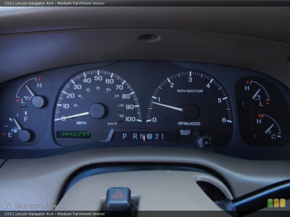 Medium Parchment Interior Gauges for the 2001 Lincoln Navigator 4x4 #53959655