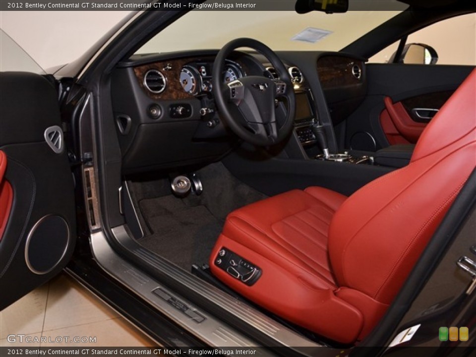 Fireglow/Beluga Interior Photo for the 2012 Bentley Continental GT  #53960036