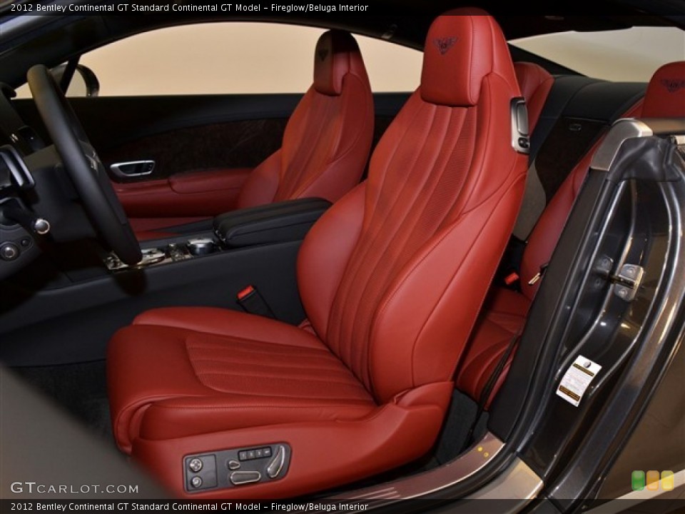 Fireglow/Beluga Interior Photo for the 2012 Bentley Continental GT  #53960063