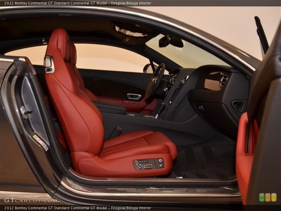 Fireglow/Beluga 2012 Bentley Continental GT Interiors