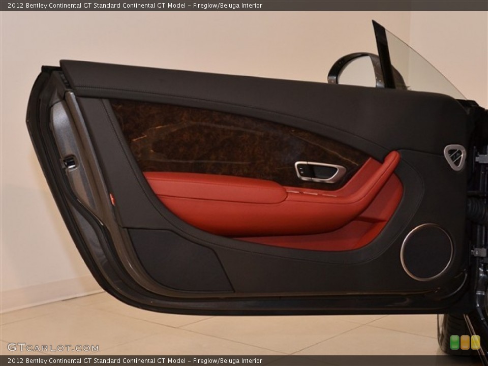 Fireglow/Beluga Interior Door Panel for the 2012 Bentley Continental GT  #53960102