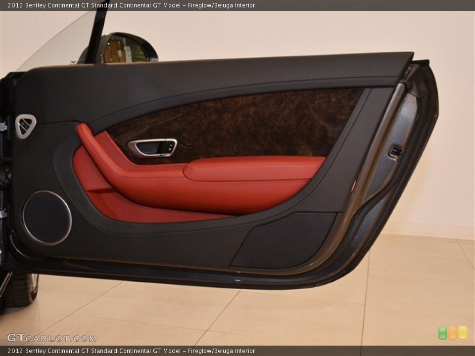 Fireglow/Beluga Interior Door Panel for the 2012 Bentley Continental GT  #53960108