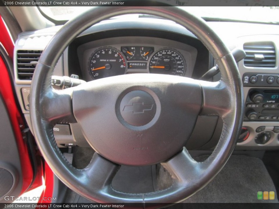 Very Dark Pewter Interior Steering Wheel for the 2006 Chevrolet Colorado LT Crew Cab 4x4 #53960210