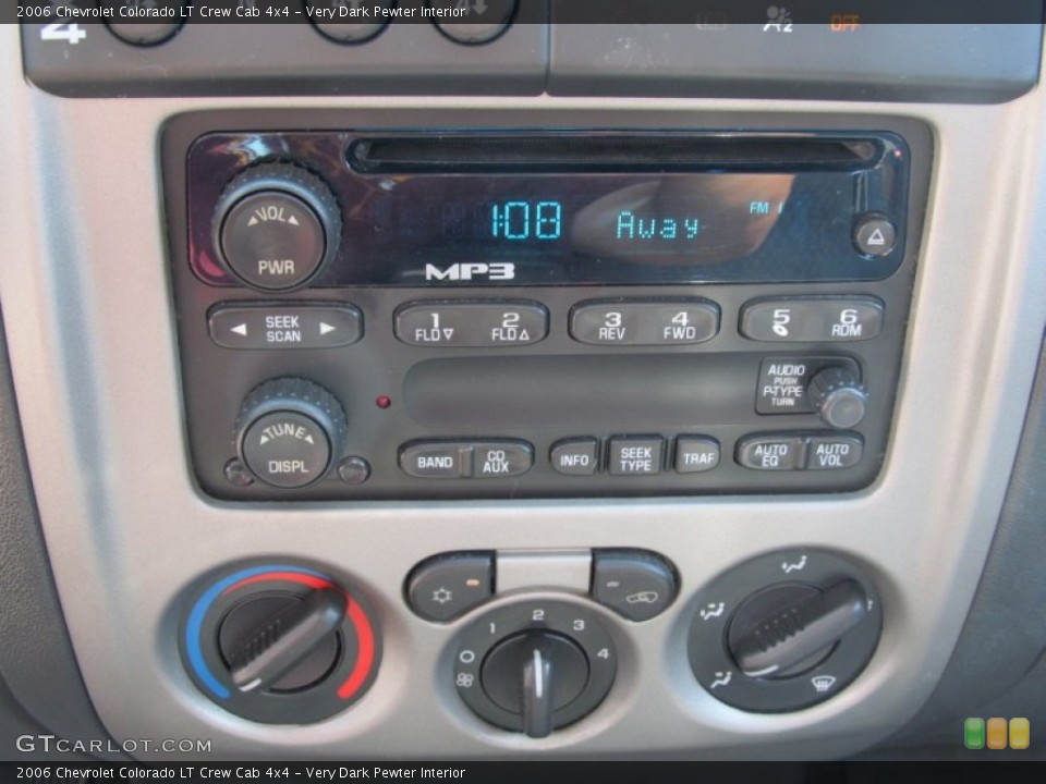 Very Dark Pewter Interior Audio System for the 2006 Chevrolet Colorado LT Crew Cab 4x4 #53960216