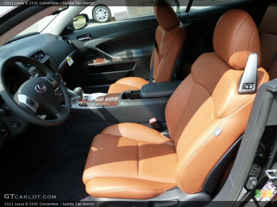 Saddle Tan Interior Photo for the 2011 Lexus IS 250C Convertible #53962688