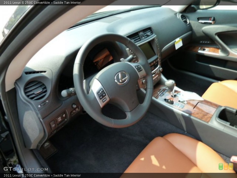 Saddle Tan Interior Photo for the 2011 Lexus IS 250C Convertible #53962733