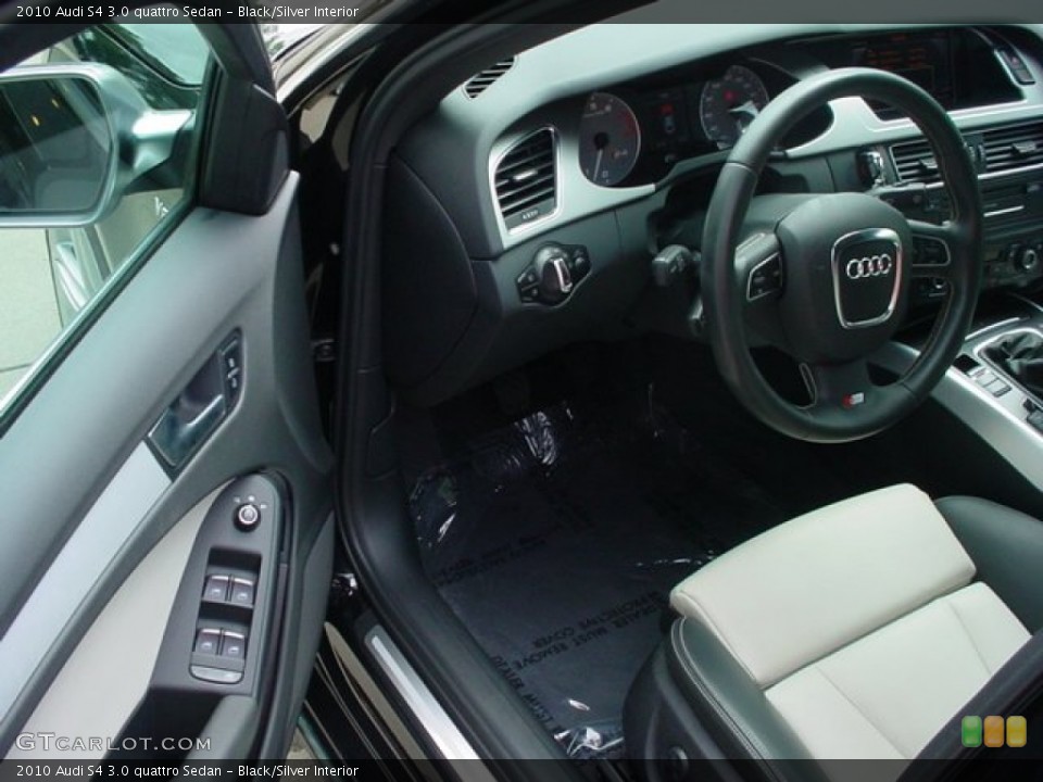 Black/Silver Interior Photo for the 2010 Audi S4 3.0 quattro Sedan #53962910