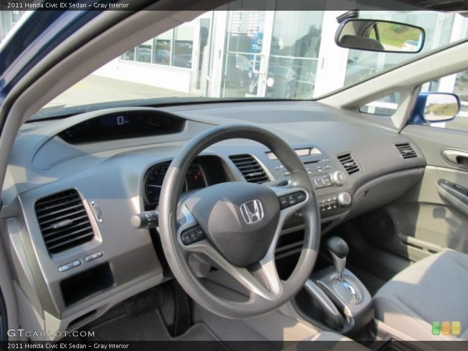 Gray Interior Photo for the 2011 Honda Civic EX Sedan #53962925