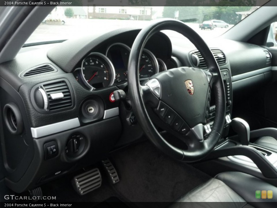 Black Interior Dashboard for the 2004 Porsche Cayenne S #53963201