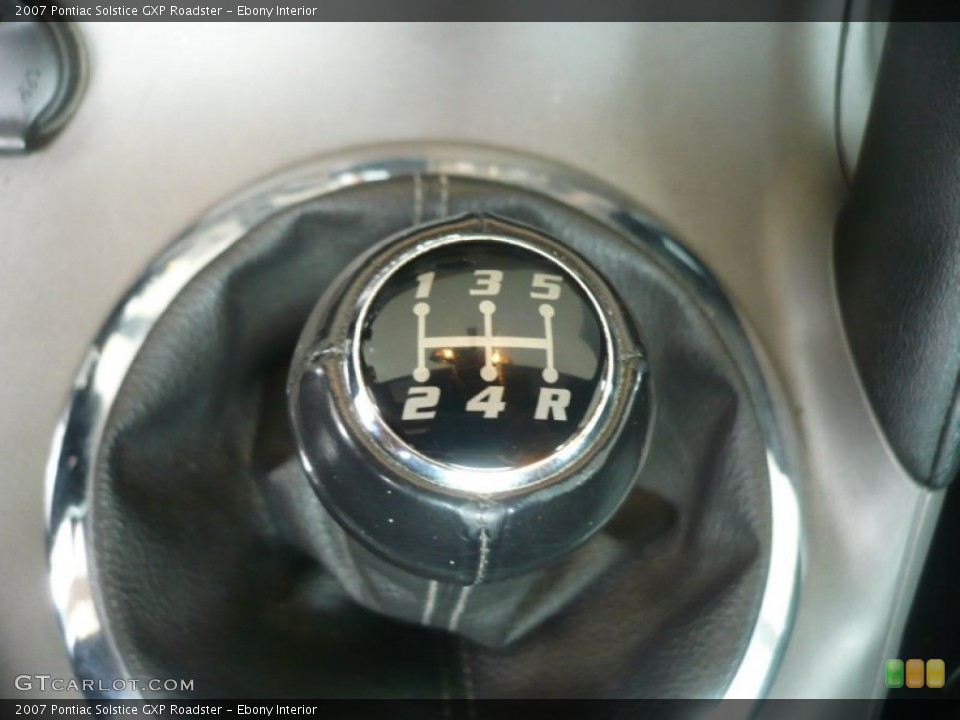 Ebony Interior Transmission for the 2007 Pontiac Solstice GXP Roadster #53963354