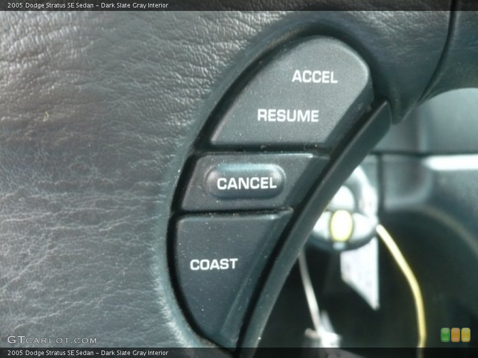 Dark Slate Gray Interior Controls for the 2005 Dodge Stratus SE Sedan #53964166