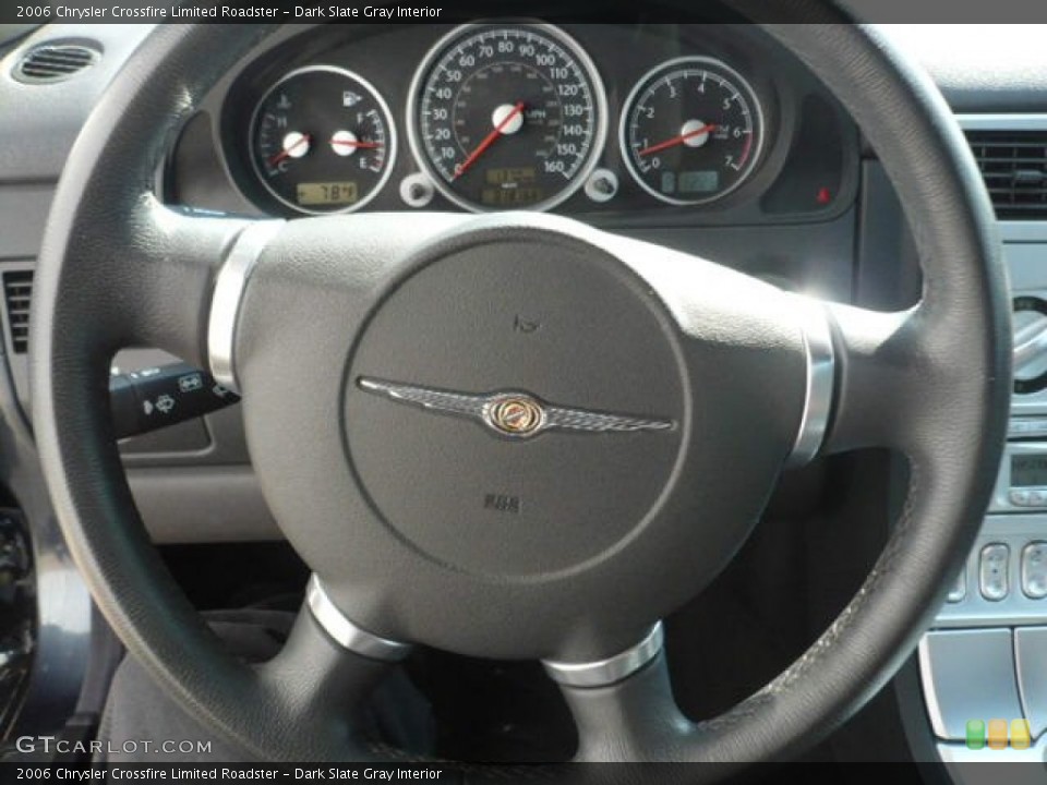 Dark Slate Gray Interior Steering Wheel for the 2006 Chrysler Crossfire Limited Roadster #53964221
