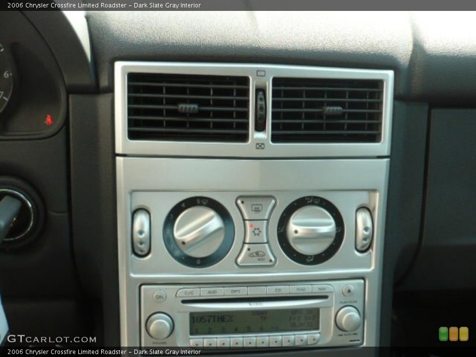 Dark Slate Gray Interior Controls for the 2006 Chrysler Crossfire Limited Roadster #53964229
