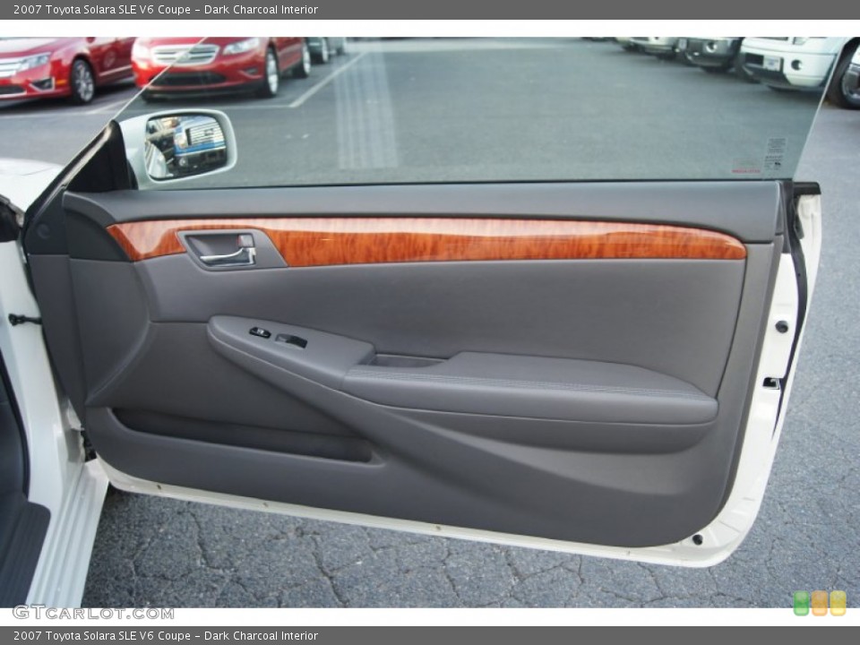 Dark Charcoal Interior Door Panel for the 2007 Toyota Solara SLE V6 Coupe #53965955