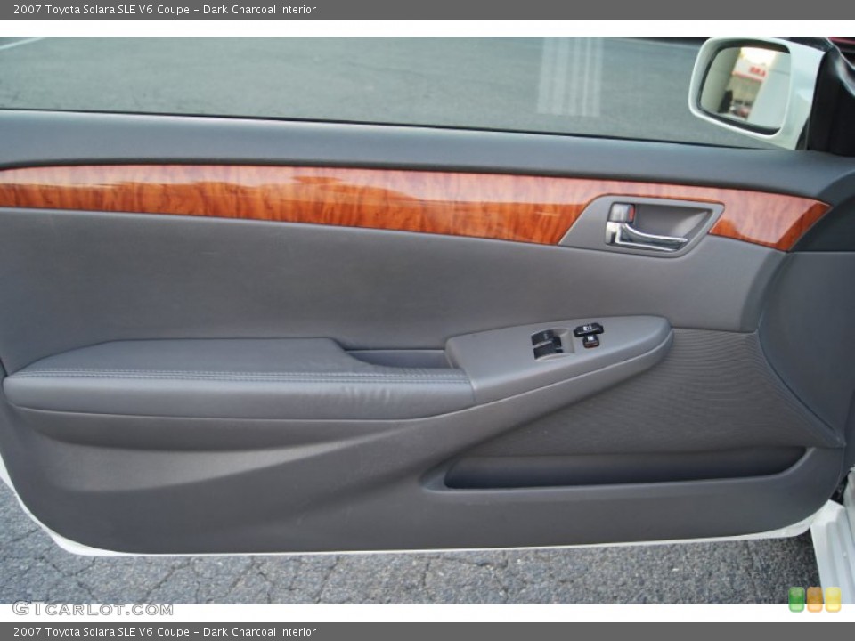 Dark Charcoal Interior Door Panel for the 2007 Toyota Solara SLE V6 Coupe #53965979