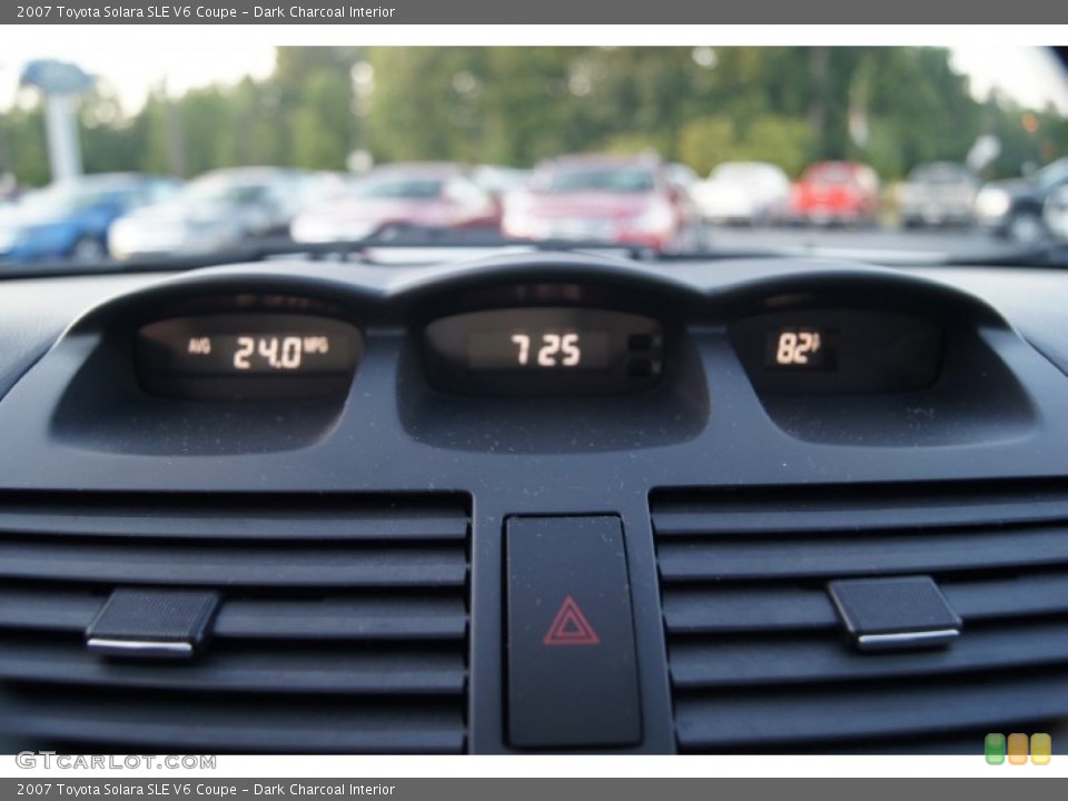 Dark Charcoal Interior Gauges for the 2007 Toyota Solara SLE V6 Coupe #53966060