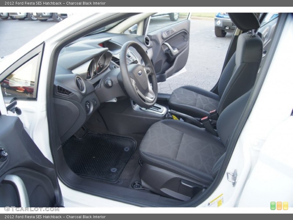 Charcoal Black Interior Photo for the 2012 Ford Fiesta SES Hatchback #53966516
