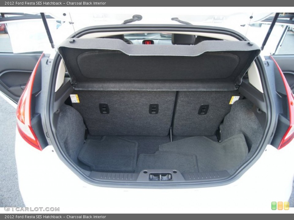 Charcoal Black Interior Trunk for the 2012 Ford Fiesta SES Hatchback #53966534